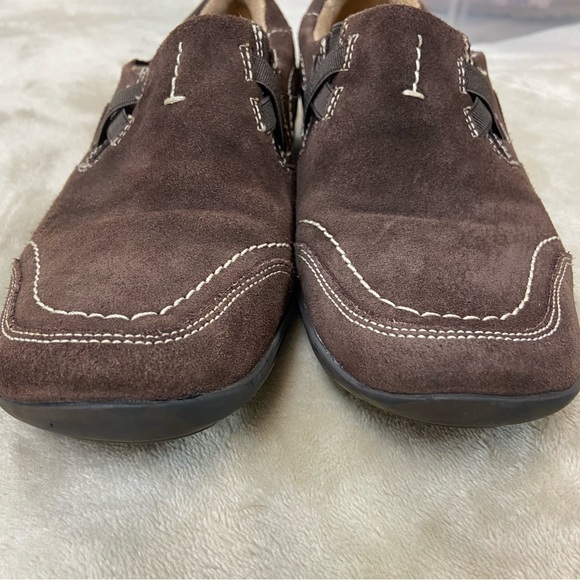 Naturalizer Womens French Loafer Flat Shoes Brown  Leather Slip On size 6.5 - Picture 14 of 14